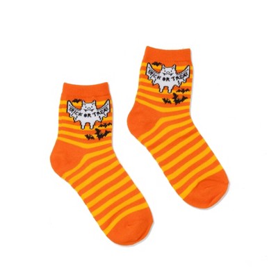 Kids' Halloween Socks Kids Orange Stripe - Bullseye's Playground™