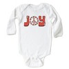 The Juniper Shop Joy Peace Sign Long Sleeve Bodysuit - 2 of 4