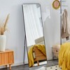 The 4th generation floor standing full-length mirror. wall mirror, bathroom makeup mirror, bedroom foyer, clothing store, wall mounted - 2 of 4