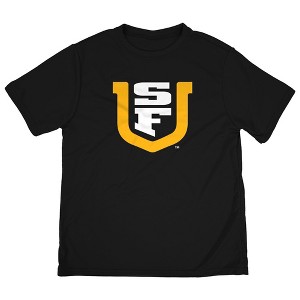 University of San Francisco Youth/Kids Sport T-Shirt Primary Logo, Athletic Heather - 1 of 4