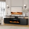 Fireplace TV Stand for 80 Inch TV, 70” Entertainment Center with 36” Electric Fireplace - 2 of 4