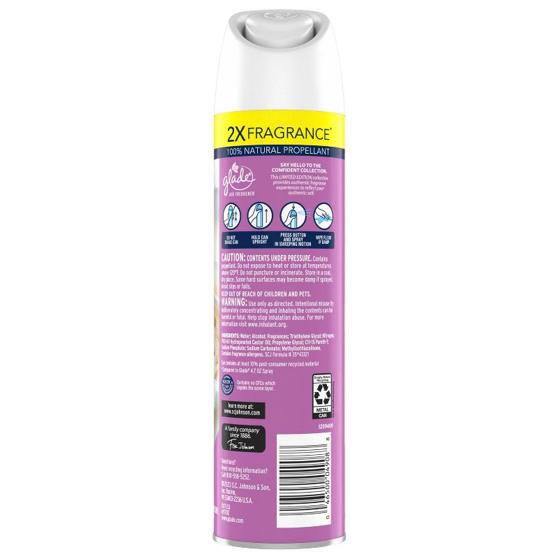 Glade Aerosol Room Spray Air Freshener - Super Bloom - 8.3oz, 4 of 13