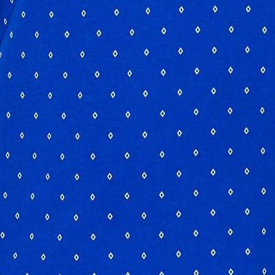 blue geo print