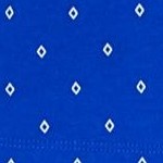 blue geo print