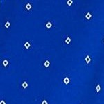 blue geo print