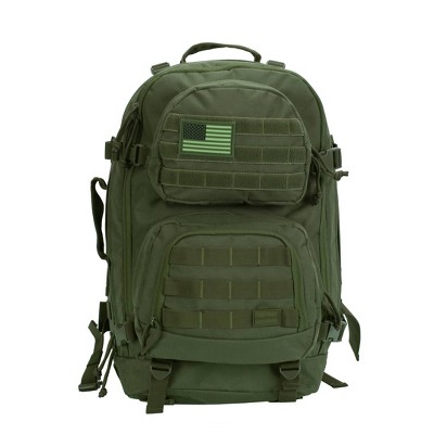 Link Military Backpack 45l Molle Army Tactical 3 Day Survival Waterproof  Outdoor Fishing Hiking Camping Bug Out Backpack 900d - Green : Target