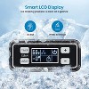 110LBS/24H Commercial Ice Maker, Ice Maker Machine with 33LBS Storage Capacity, Stainless Steel Ice Machine for Undercounter or Freestanding - 3 of 4