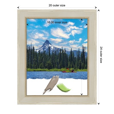 Parthenon Cream Wood 16x20 Wall Picture Frame