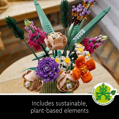 Детские конструкторы LEGO Icons Flower Bouquet Botanical Collection Building Set for Adults, Christmas Gift Idea - 10280 — фото 6