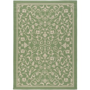 Courtyard CY2098 UV & Stain Resistant Non-Shedding Power Loomed Indoor/Outdoor Rugs - Safavieh - 1 of 4