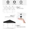 Garvee 10x10 Pop Up Canopy Tent Outdoor Canopy One-Person Set Up Heavy Duty Commercial Instant Tent Shelter, 0-Sidewall - 4 of 4