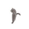 True Zoo Cat Bottle Stopper, Cat Animal Cork, Novelty Wine Stopper, Silicone, Set of 1, Grey - 4 of 4