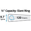 Avery Durable 1/2" 3-Ring View Binder Black (17001) 823492 - 2 of 4