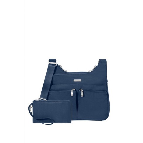 Baggallini Go Bagg Crossbody Bag With Rfid Wristlet - French Navy