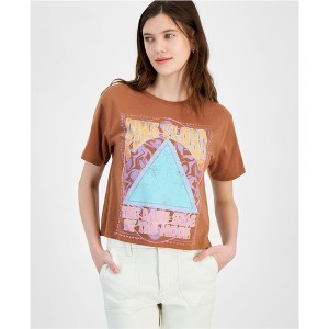 Hybrid Womens Pink Floyd Graphic T-Shirt, Brown, Medium - 1 of 2