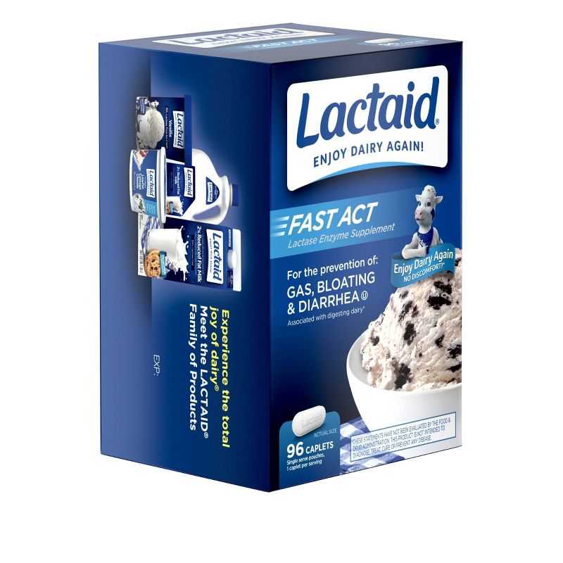 Lactaid Fast Act Caplet - 96ct, 4 of 9
