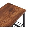 NicBex 27.56" Storage Bench Shoe Rack with Lower Shelf Coat Hooks for Entryway - 2 of 4