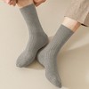 Anna-Kaci 6pk Men's Wool Crew Socks - Soft, Durable & Anti - Pilling - 3 of 4