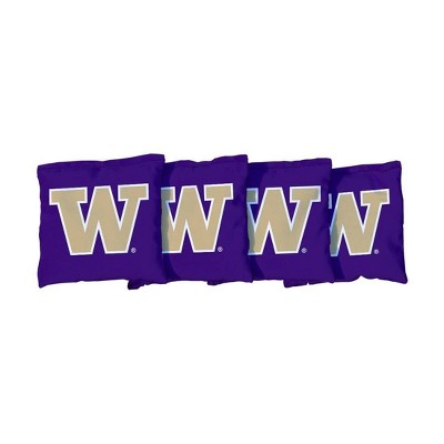 NCAA Washington Huskies Corn-Filled Cornhole Bags Purple - 4pk