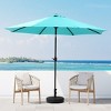 WestinTrends 9 Ft Outdoor Patio Market Table Umbrella with Tilt and Crank - 2 of 4