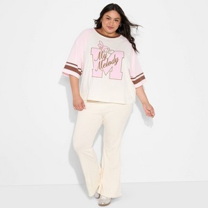 Women's My Melody Short Sleeve Graphic T-Shirt - White - 1 of 3