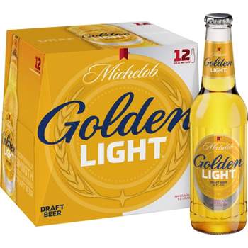 Michelob Golden Light Draft Beer - 12pk/12 fl oz Bottles