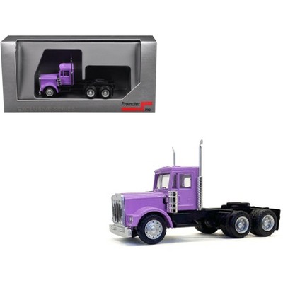 Kenworth W900 Short Day Cab Purple 1/87 (HO) Scale Plastic Model Car by Promotex