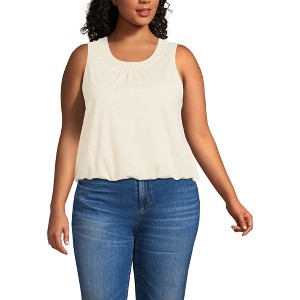 Lands' End Women's Lightweight Jersey Tank Top - 1 of 3