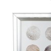 Fisfet 19.7x19.7" Ares Crystal Mirror Framed Wall Art on Mellow Golden Tint Background - 4 of 4