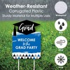 Big Dot of Happiness Blue Graduation Party Decorations - Grad Party Welcome Yard Sign - 3 of 4