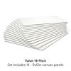KINGART Canvas Panels 9" x 12", 14 pc Value Pack - 2 of 4