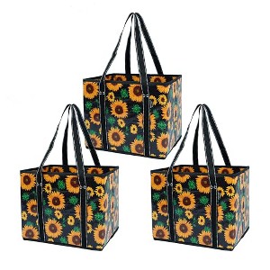 Large Waterproof Reusable Bags Christmas Heavy Duty Shopping - 1 of 4