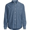 Lands' End Men's Long Sleeve Chambray Shirt - 3 of 3