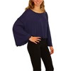 Free People Womens Bird Gang Basic T-Shirt, Blue, Medium - 2 of 4