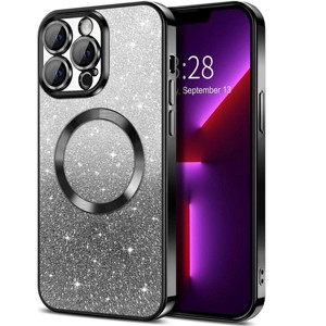 Entronix [Magnetic] Case Compatible with iPhone 14 Pro Max - [Clear Back] Luxury Glossy Cover - 1 of 4
