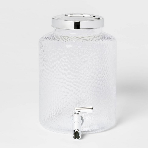 2gal Plastic Textured Beverage Dispenser - Threshold™ - image 1 of 1