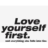 "Love Yourself First" Women's Crew Neck Short Sleeve Top - image 2 of 3