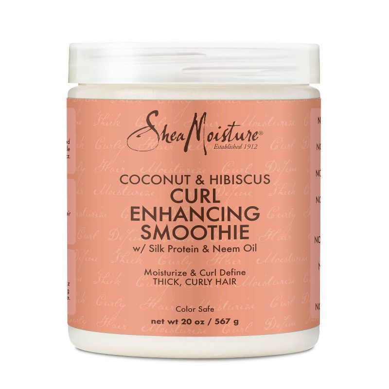 SheaMoisture Smoothie Curl Enhancing Cream for Thick Curly Hair Coconut and Hibiscus, 1 of 15