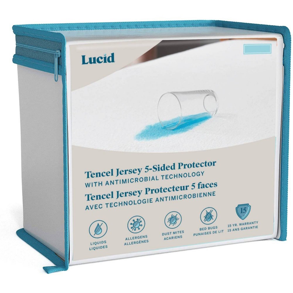 Photos - Mattress Cover / Pad Lucid Essence 5 Sided Mattress Protector - Full