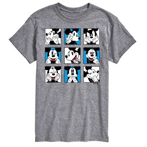 Men's - Disney - Mickey Faces Short Sleeve Graphic T-Shirt - 1 of 4