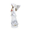 10.25 In Angel Holding Cardinal Wings White Robe Figurines - 2 of 3