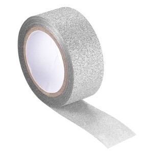 Unique Bargains Self-Adhesive Decorative DIY Arts Gift Wrapping Craft Glitter Tape - 1 of 4