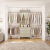 Besiost Closet System with 4 Hanging Rods - 2 of 4