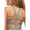 Peloton Women's Cadent V-Back Bra, Castor Gray - 4 of 4