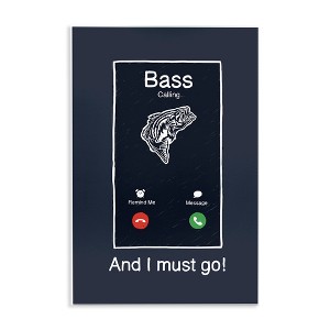 Stupell Industries Bass Is Calling Must Go Wall Plaque Art - 1 of 4