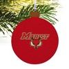 Marist College Red Fox Logo Wood Christmas Tree Holiday Ornament - 4 of 4