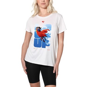 Women's Superman 2025 Superman Lois Look Up Loose T Shirt - 1 of 4