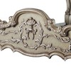 Acme Furniture Dresden 96" California King Bed Vintage Bone White: Victorian Style, Tufted Leather, No Box Spring Needed - 4 of 4