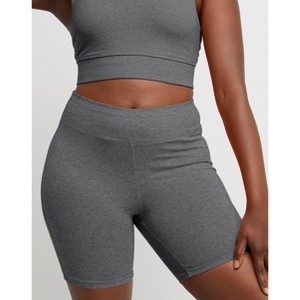 Hanes Women's Stretch Jersey Bike Shorts, 7" - 1 of 4