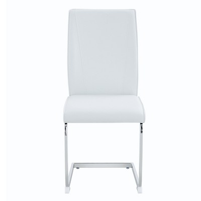 Ridstar 4 Piece Arch Dining Chairs, Armless Chair For Dining Room-White